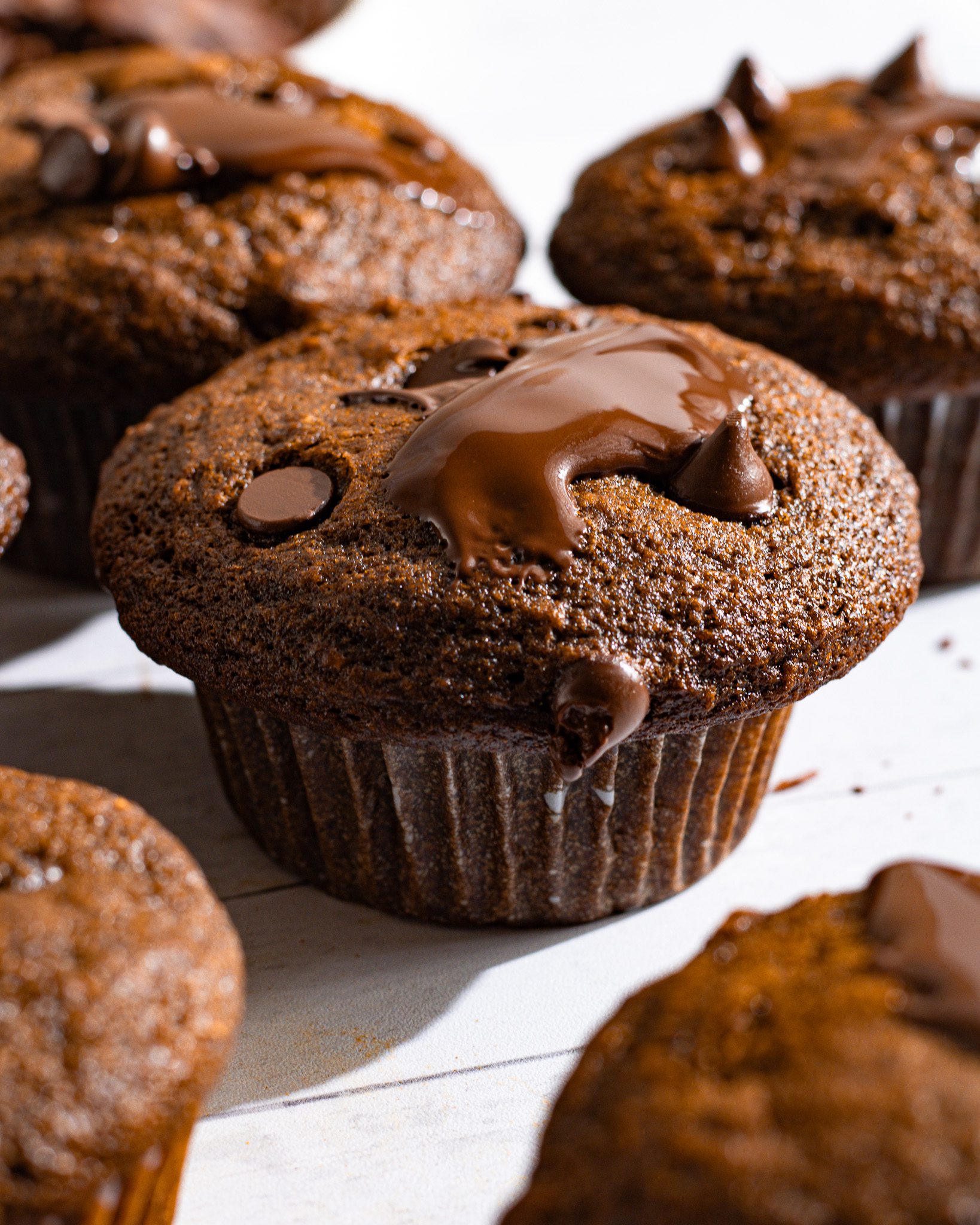 how to make Double Chocolate banana Muffins