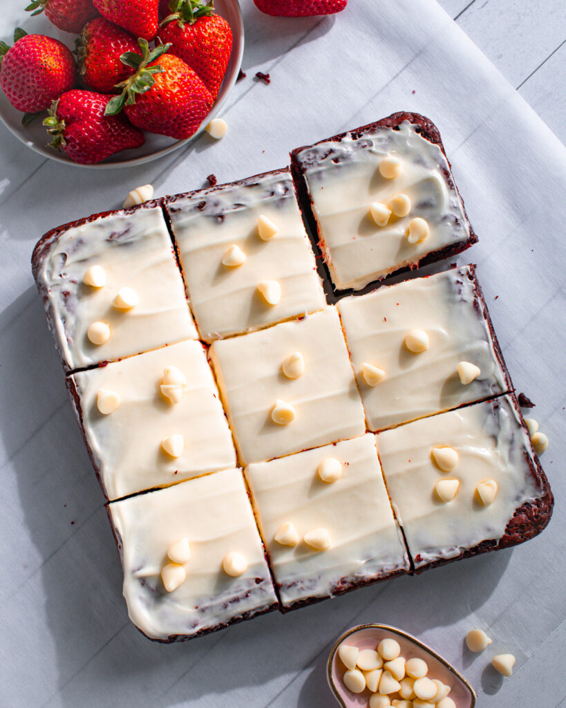 Egg-free Red Velvet Brownies