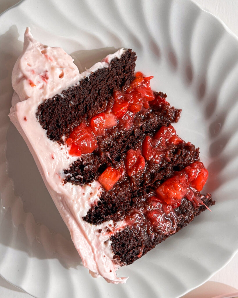 Chocolate Strawberry Cake