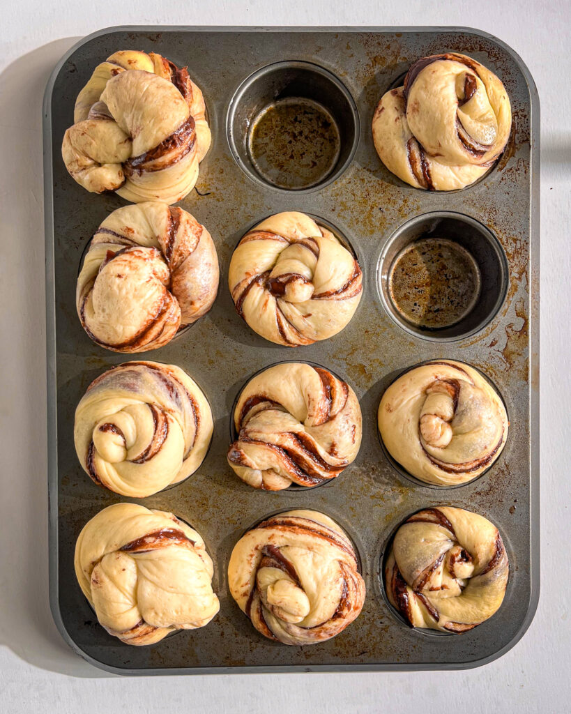 Eggless Nutella roll dough recipe