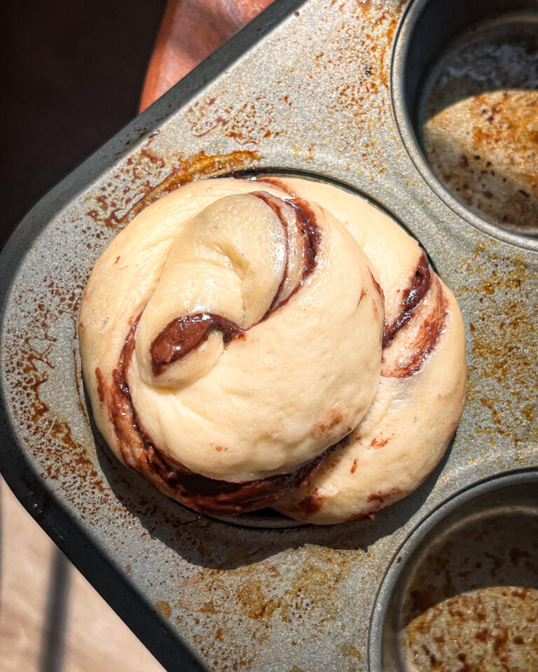 Nutella Brioche rolls without eggs