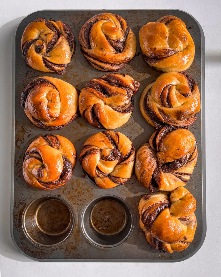 Kid-friendly eggless Nutella rolls