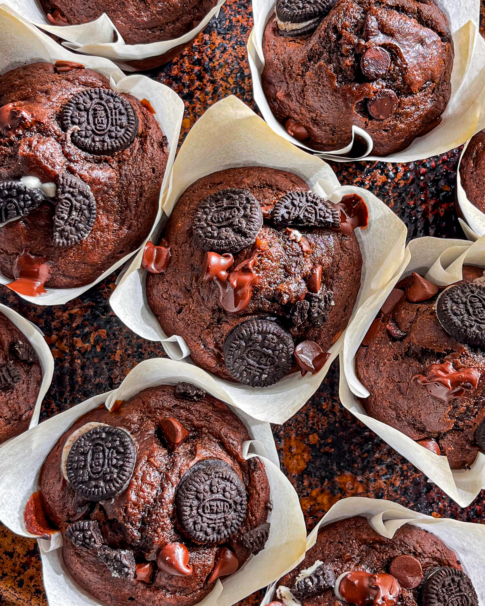 eggless Chocolate Muffins