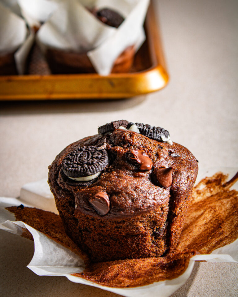Jumbo eggless Chocolate Muffins