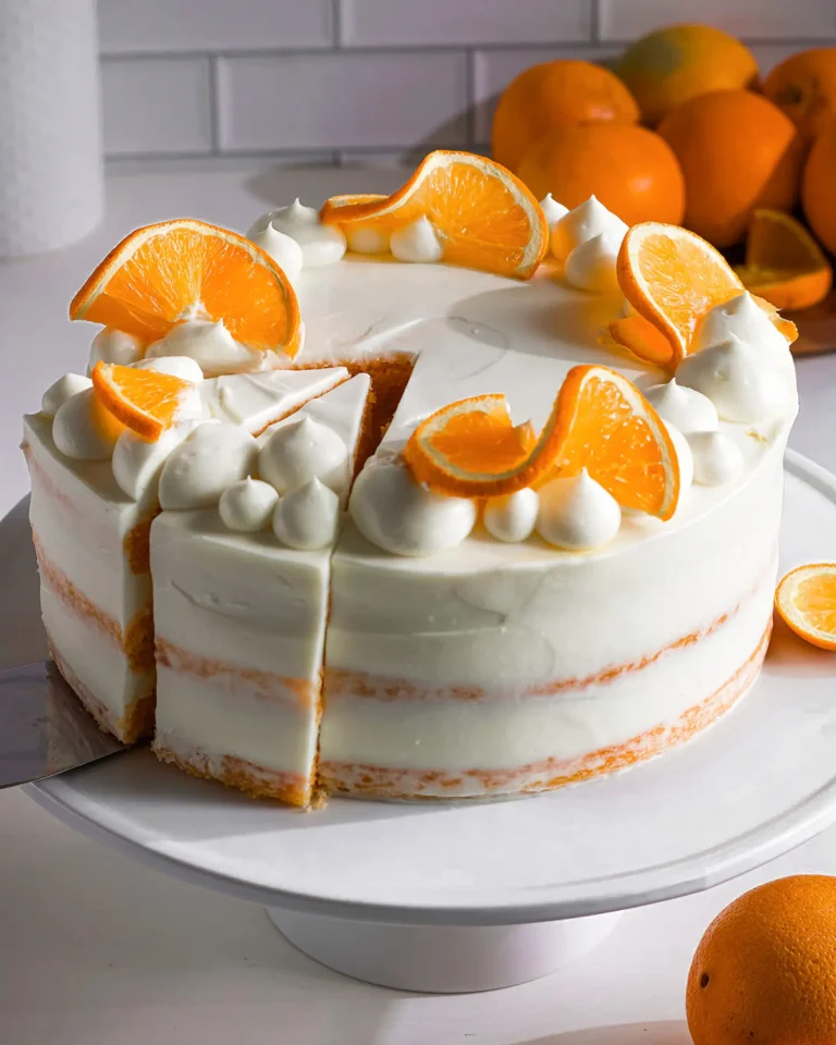 Eggless Orange Cake
