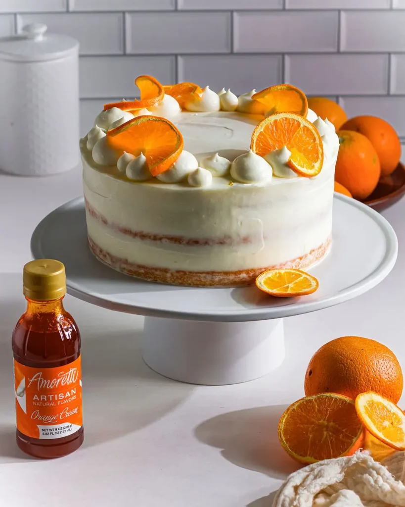 Amoretti natural flavor orange cake