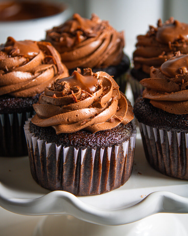 Chocolate Custard Cupcakes