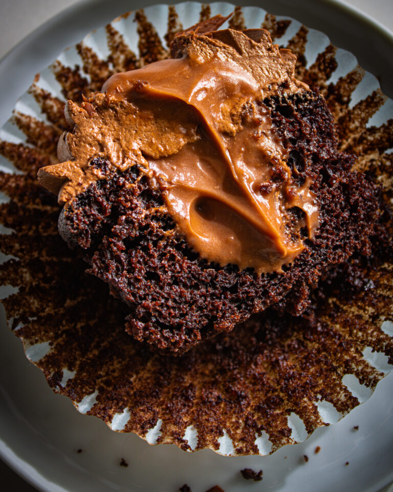 Chocolate Custard Cupcakes