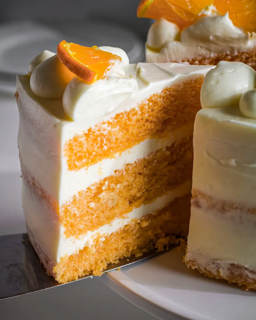 baking with Amoretti orange cream