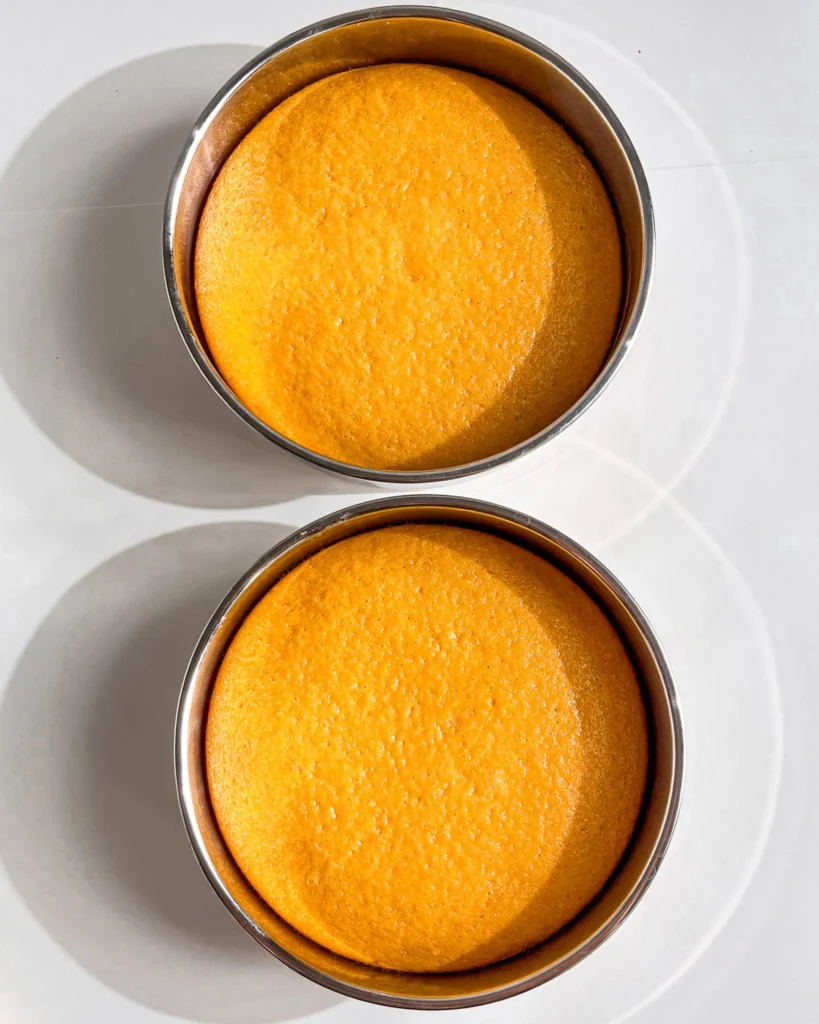 soft and moist eggless orange cake recipe