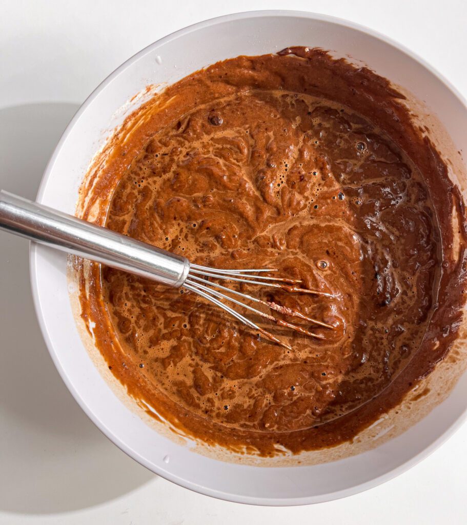 Eggless Vegan Chocolate Cake step by step recipe