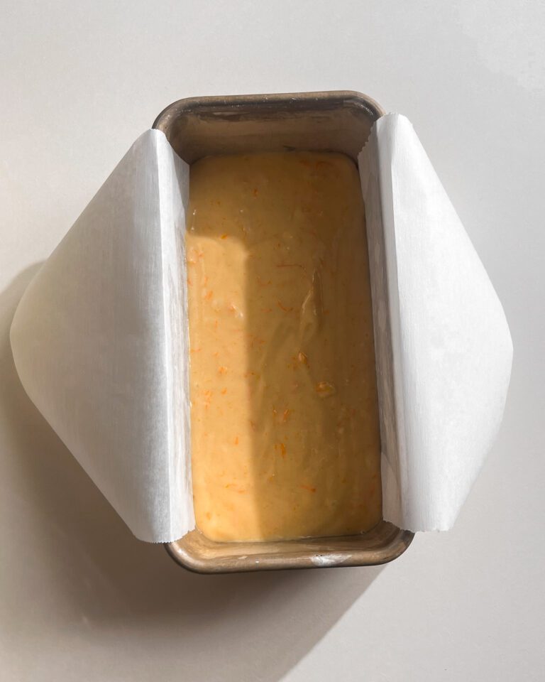Chocolate Orange Marble Loaf Cake (Eggless & Vegan) step by step recipe
