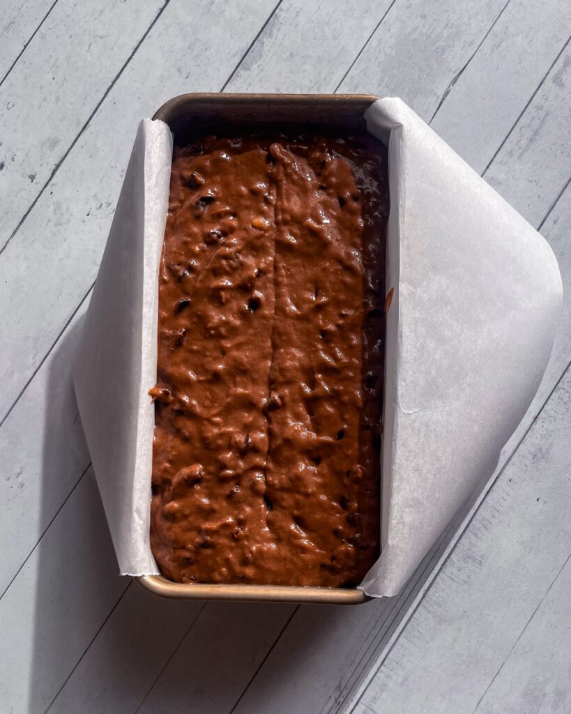 Eggless Chocolate Banana Bread step by step recipe
