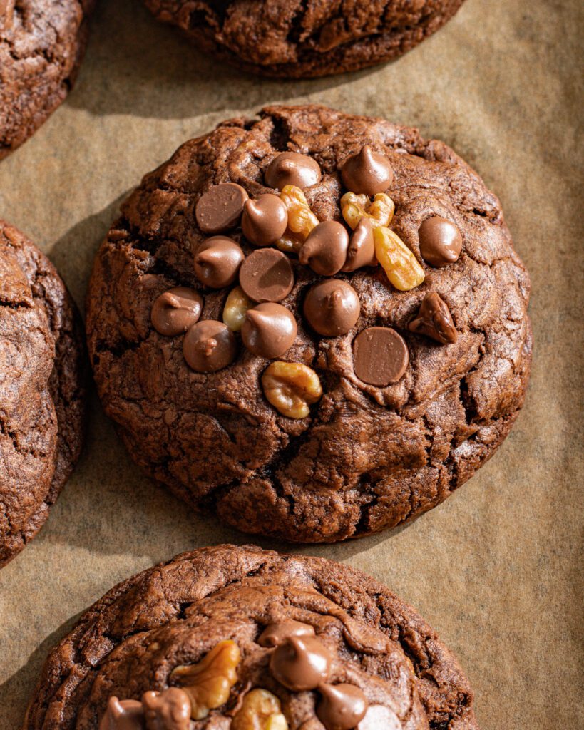 best eggless chocolate walnut cookies for beginners