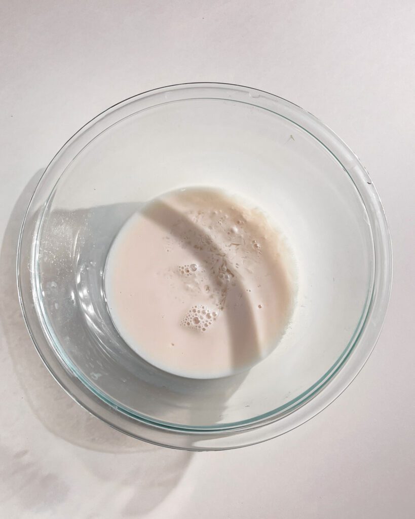 Blueberry cake step1