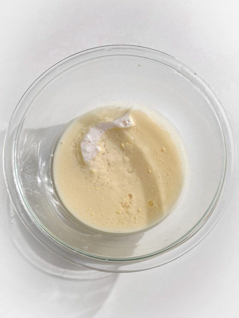 Blueberry cake step2