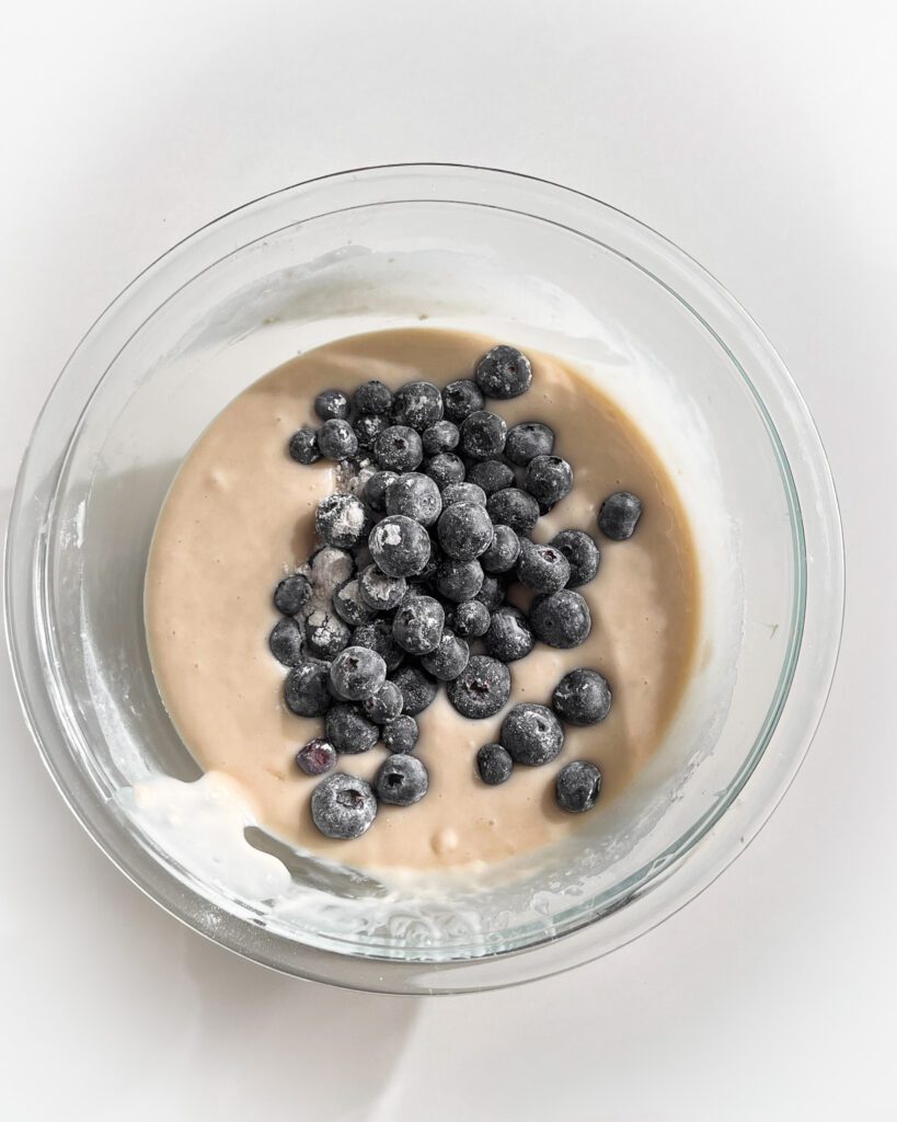 Blueberry cake step4