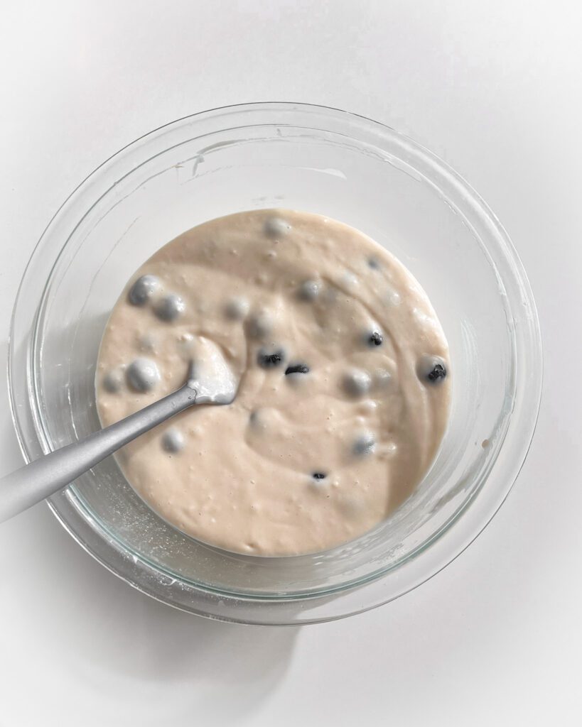 Blueberry cake step5