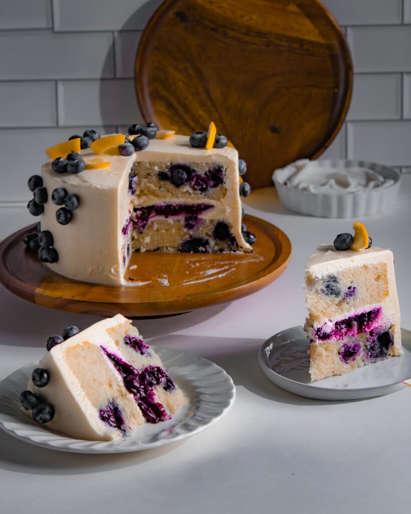 bakery style mini blueberry cake at home