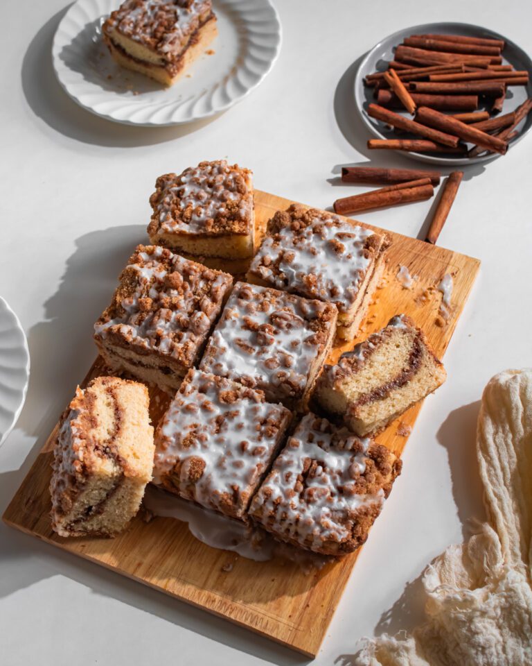 Homemade Vegan Starbucks copycat coffee cake